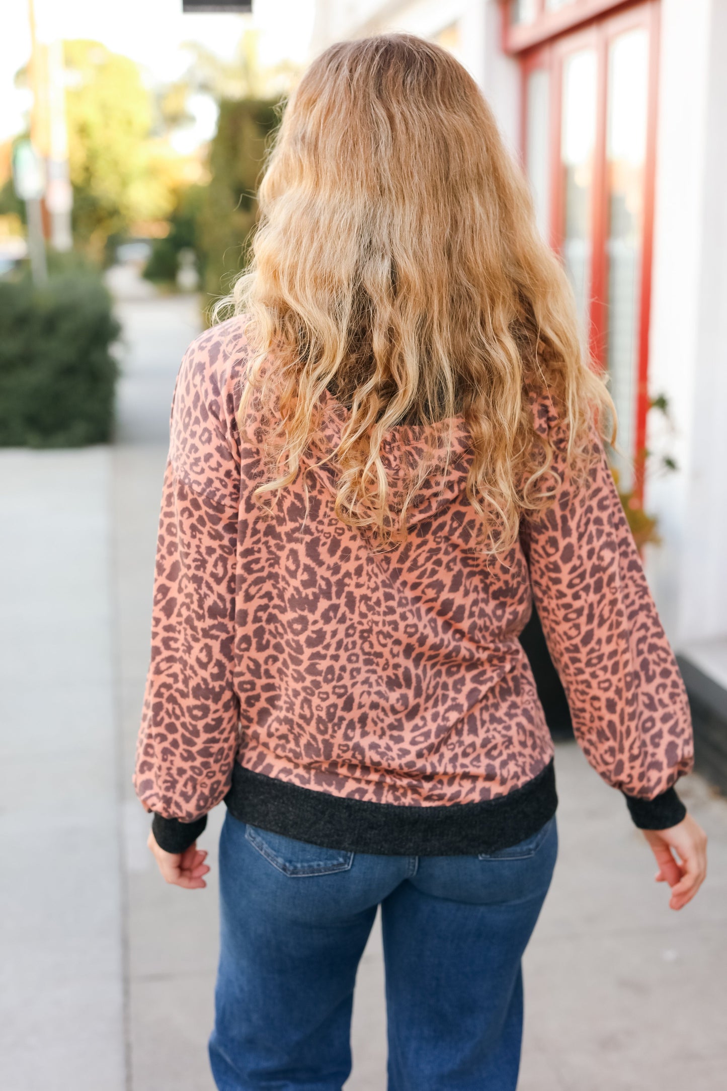 Feeling Bold Animal Print French Terry Zip Up Hoodie - Luxe Mod 